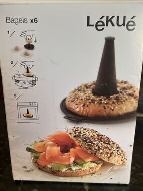 Brown Bagel Baking Mold - 6-Pack